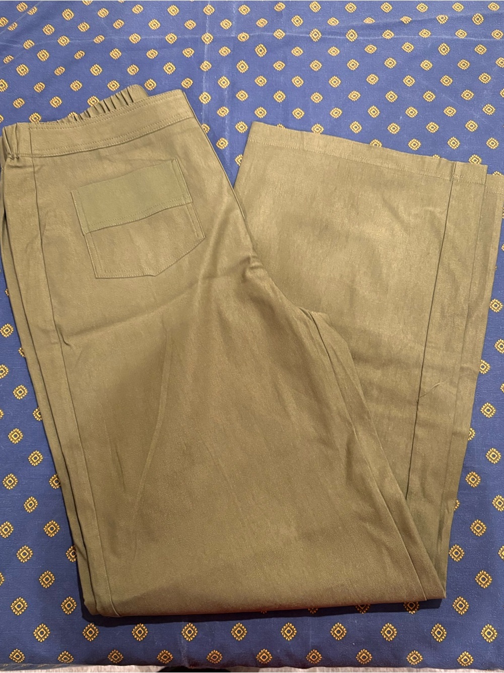 Men's Olive Green Casual Pants